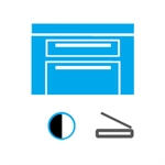 Impressora laser monocromo multifunções